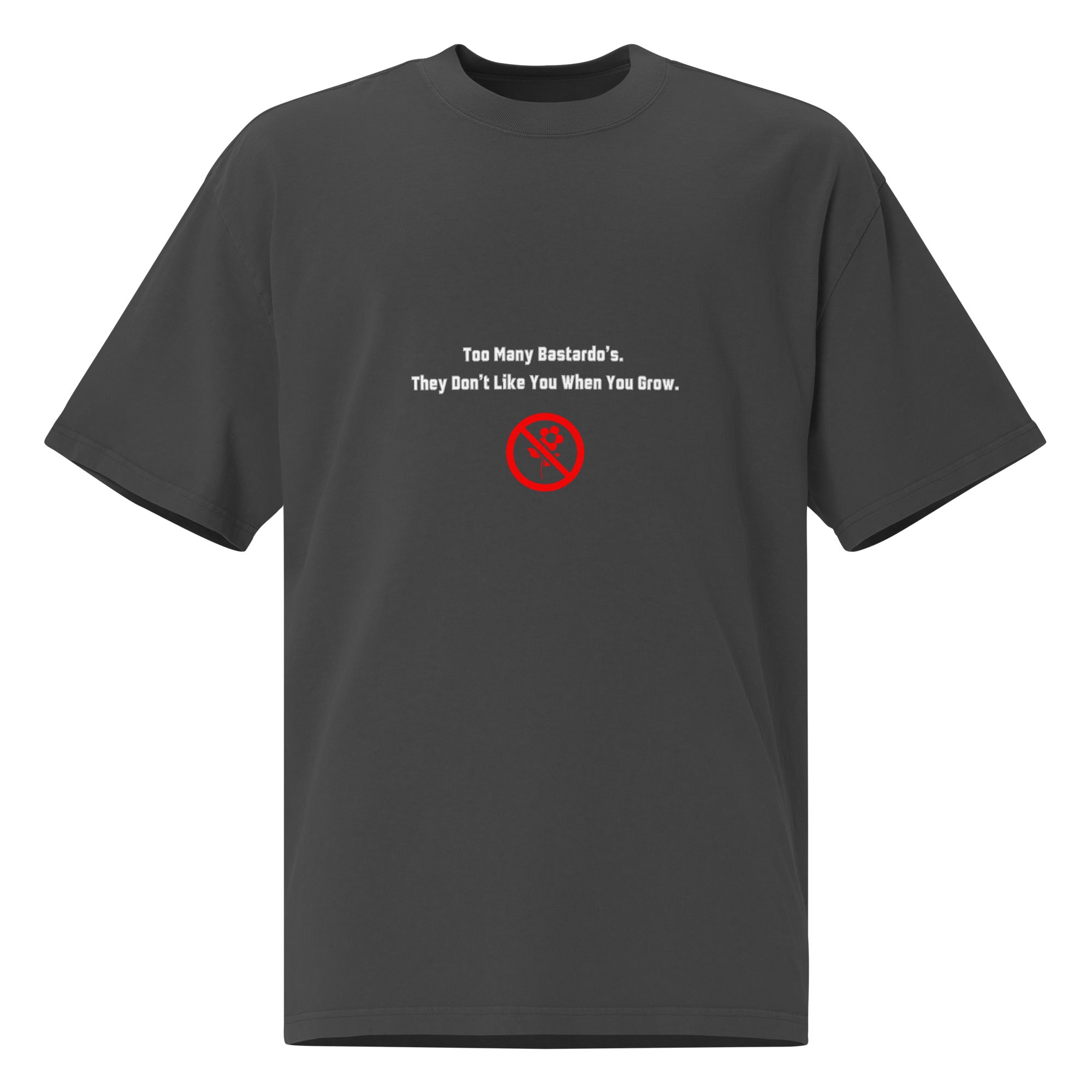 Übergroßes, ausgeblichenes T-Shirt