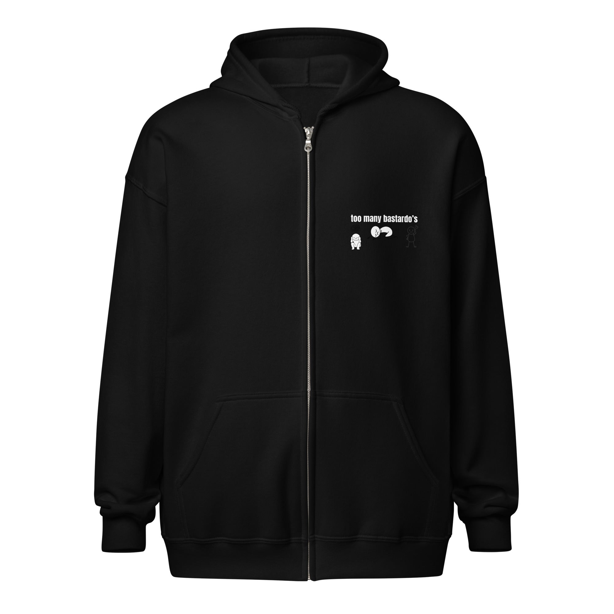 TMB Unisex Kapuzenjacke mit Reißverschluss